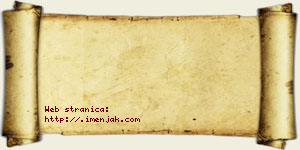 Jana Bićanin vizit kartica